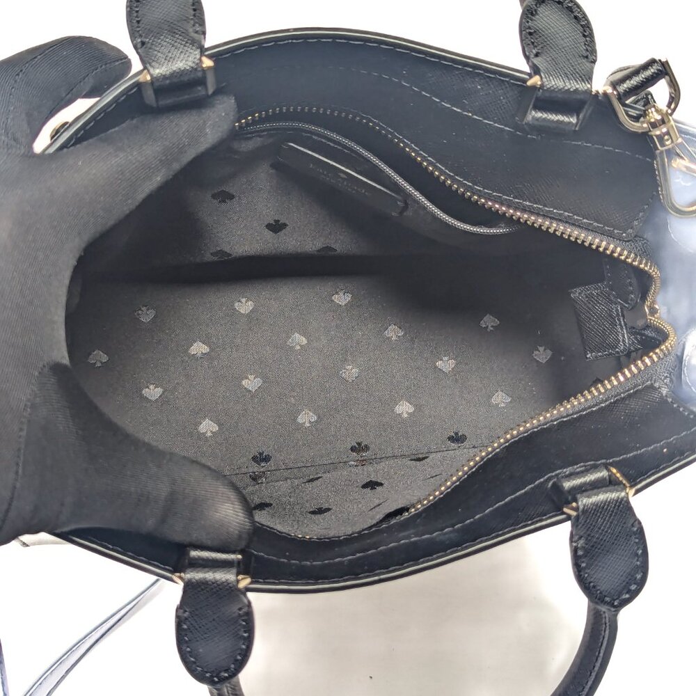 KATE SPADE Black Saffiano Leather medium sized shoulder bag - Picture 9 of 13
